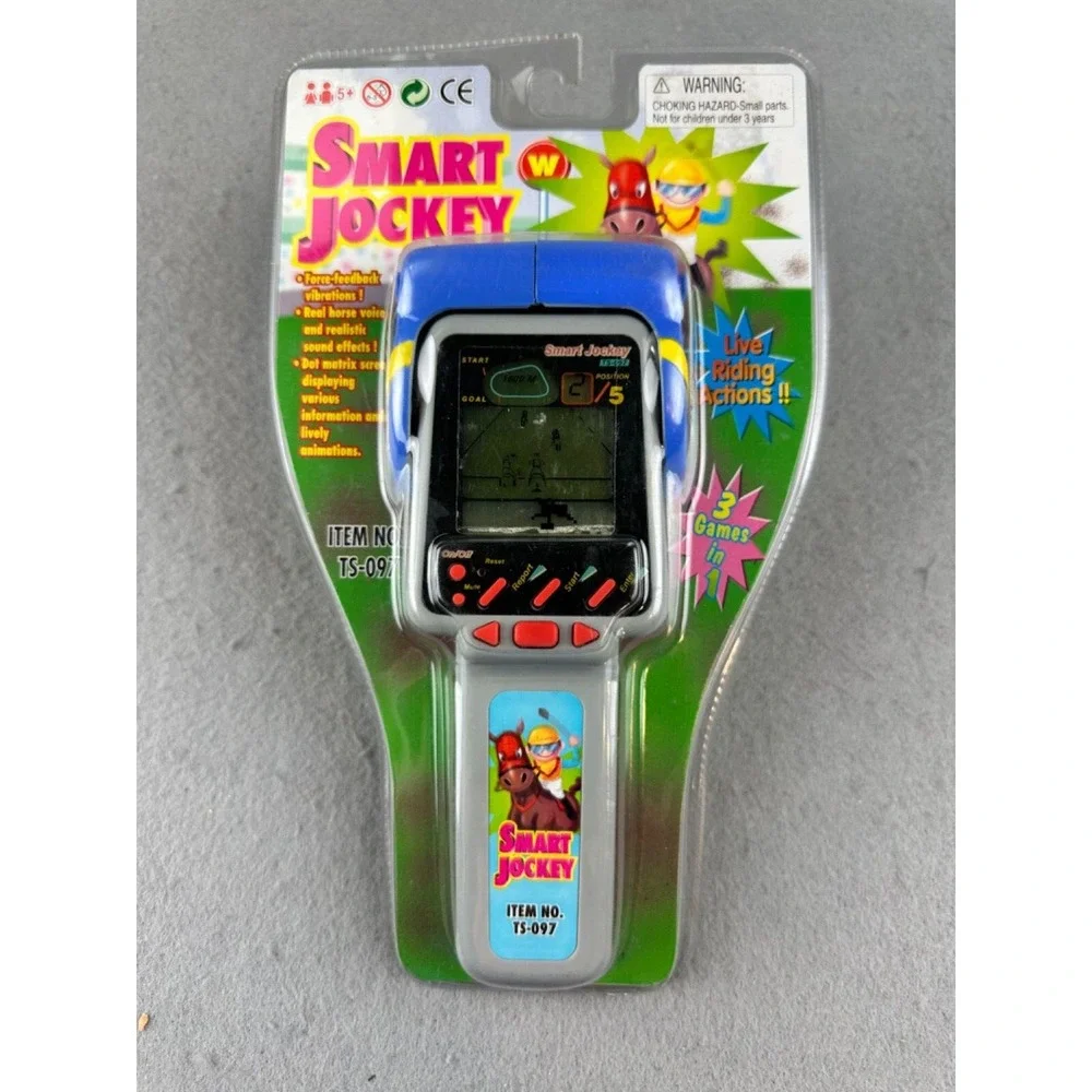 NEW Vtg 1980's SMART JOCKEY TS 097 Handheld Video Game‎ Mattel Nintendo